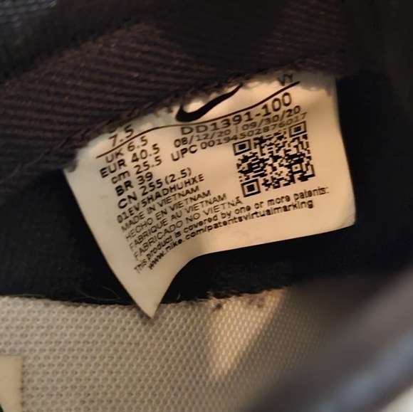 NIKE Dunk Low Retro Leather Sneakers In Panda. Black/White. Mens 7.5/Womens 8.5. - Picture 7 of 16